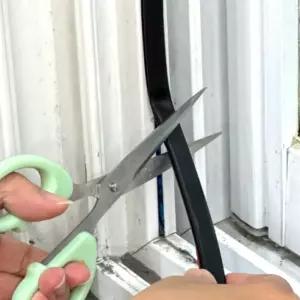 샤시문바람막이 중문고무패킹 창문틀단열 방화문틈새 방음 겨울 사무실 검정 6mm x 6m