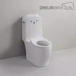 대림바스 CC-110 하이탱크 원피스 치마형 양변기 유아용변기 어린이집변기 CC110