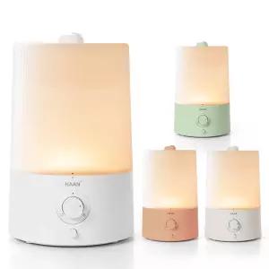 HAAN 물멍무드등 초미세 초음파가습기 4L/간편통세척 절전형 수유등 독서등/가정용가습기 사무실가습기