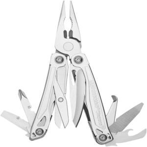 LEATHERMAN Wingman 멀티툴 스프링 액션 플라이어와 가위 스테인리스 스틸
