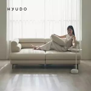 [지정일배송]시간의 동백 천연 면피 가죽 소파 3인 3인용 쇼파