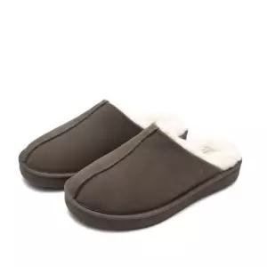 베어파우 RYAN 베이직 천연 소가죽 남성 방한 양털 슬리퍼 K2689311QD-M