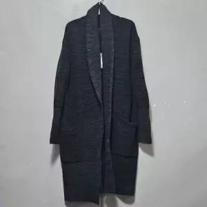 바나나리퍼블릭 여성 면혼방 루즈핏 롱 오픈 니트 가디건/ 실측90/ 새상품