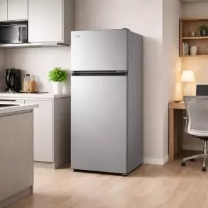 LG전자 소형 일반 냉장고 B124S14 2도어 실버 121L 원룸 자취 1인가구 물류설치