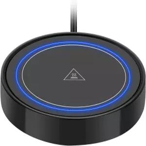 디먹스 커피 머그 워머 사무실 홈 데스크용 전기 음료 뜨거운 차를 위한 스마트 컵 온도 조절 코스터 중력