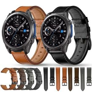 [호환품]Zeblaze VIBE 8 Smart 호환watch 손목 스트랩 용 가죽 22mm 팔찌 액세서리 퀵 릴리스 밴드