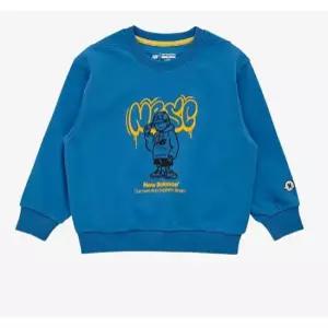 뉴발란스 키즈 일러스트 맨투맨 BB NK9CF1207U 50 60