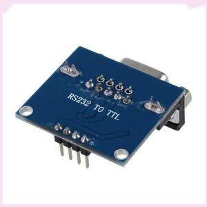 B24B 10X MAX3232 직렬 포트-TTL 변환기 모듈 DB9 커넥터(점프 케이블 4개 포함)