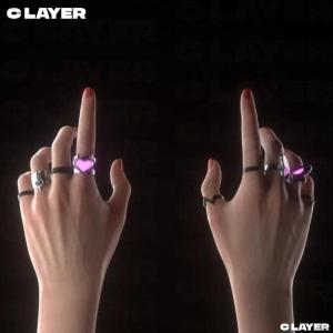 발로란트 클로브 반지 하트 나비 오픈링 코스프레 소품