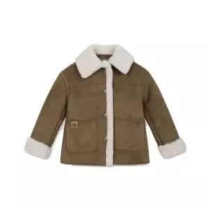 [갤러리아] 베네통키즈 스웨이드무스탕점퍼 QACT06461