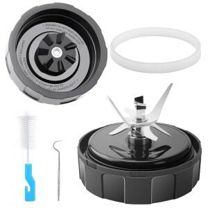 [미국배송] 닌자 블렌더용 SS101 교체 블레이드 4인치 / 10CM 7핀 뉴트리 푸디 파워 블렌더 SS100 SS101C SS150 SS300 SS350 SS351 SS400 CO101B CO150B CO351B 후크 브러시 개스킷 포함