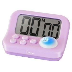 [미국배송] 드레텍 포모도로 타이머 생산성 공부용 시험용 대형 디스플레이 버튼 보라색