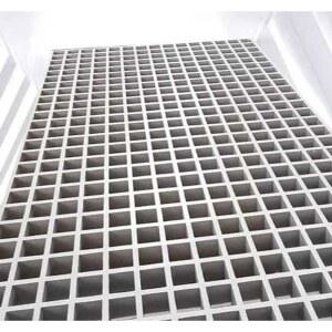 FRP 그레이팅 50mm 그레이 배수 빗물받이 커버 태양광 격자판 플랫폼 전화 규격