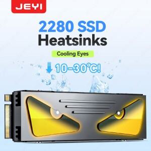 냉각 눈 JEYI M.2 2280 SSD 방열판 게임용 PC/PS5/PCIE 슬롯용 NVMe 알루미늄 쿨러 라디에이터