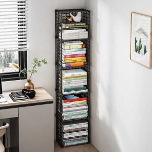 모듈 책장 ㄷ자 조립식 거실 간이 철제 원목 꽂이 타워 장비