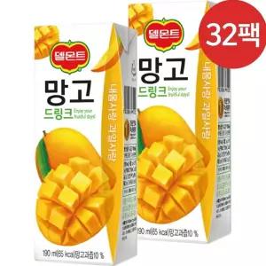 롯데 델몬트 망고 드링크 32팩