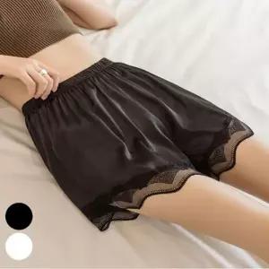 실크 반바지 속바지 이너 여자 여름 잠옷 바지 레이스