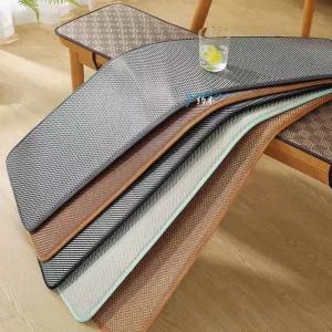 긴의자 벤치 쿠션 커버 그레이 식탁의자방석 사각 얇은 패드