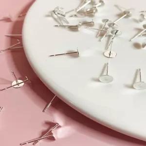 [은침 귀걸이] 핸드메이드소품 귀걸이침 부자재 알러지방지 DIY