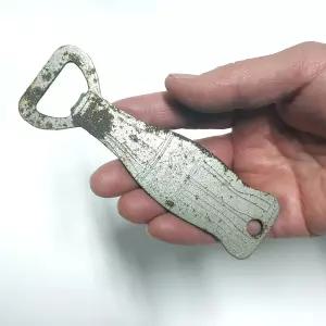 수집용 70년대 추정 녹슨 코카콜라 오프너 옛날 병따개 70년대 소품