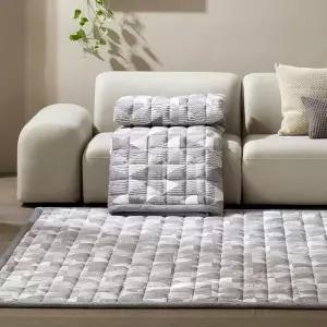 [루다인]트리플 번아웃 극세사 카페트 (대형)