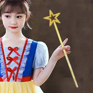 마법지팡이 마술봉 마법봉 플라스틱 요술봉 천사 1개 5 공주 점 13인치 실버 황금 지팡이 별 요정