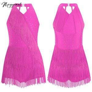 댄스복 의상 라틴 연습복 슈트 차차 스트랩 댄스 민소매 프린지 공연복 라인 드레스 사교 삼바 줌바 살사