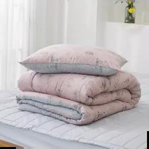 기숙사이불세트 스퀘어 이불베개세트 SS 핑크 리버서블 사계절 침구