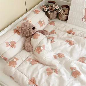 생크림 모달 듀라론 리버시블 사계절 어린이집 낮잠이불 패드 차렵이불