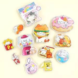 종이스퀴시 장난감 만들기 동물 고양이 도안 솜 재료 키트