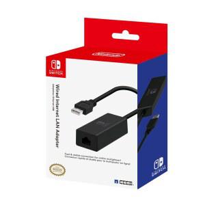 Nintendo Switch 유선 인터넷 LAN 어댑터 by HORI, 공식 라이선스, 케이스