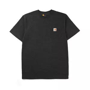 [칼하트] K87 카본헤더 워크웨어 체스트 포켓 남성 반팔티