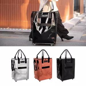 코지앤픽 쇼핑캐리어 접이식카트 장바구니캐리어 특대형 87L(블랙)