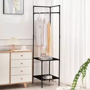 코너 옷걸이 행거 틈새 수납 선반 스탠드 키큰 옷장 [AYP287]