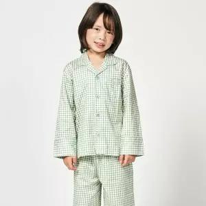 [하프클럽/알콩단잠]조카선물 3-14세 순면 어린이 잠옷 주니어 남아 파자마 체크 홈웨어 상하의 세트