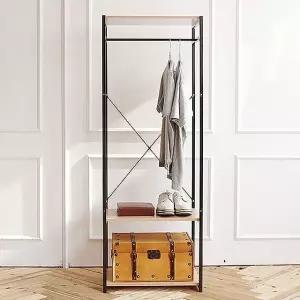 60행거 튼튼한수납장 고정식선반 사다리 조립식옷걸이