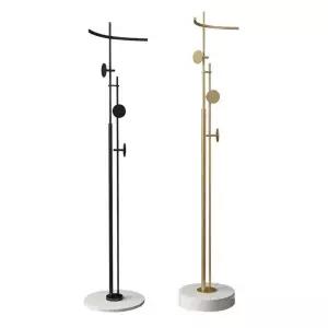 철제스탠드옷걸이 코트랙 원룸 랙 북유럽 검정 코트 침실 행거 옷걸이행거 베이스 안방