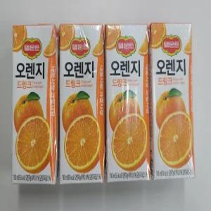 델몬트 드링크 오렌지 주스팩 190ml x 96개