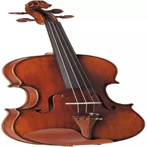 크레모나 SV-1500 마스터 시리즈 바이올린 의상 - 4 /4 사이즈 핸드 카빙 스프루스 탑 프리미엄 메이플 백
