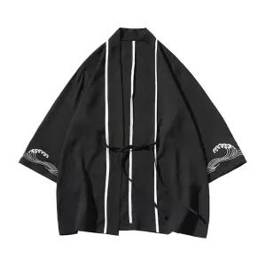 유카타남자 전통의상 기모노 일본 일본풍 오버핏 전통