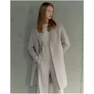 레노마레이디 [더레노마] 아웃포켓 핸드메이드 울코트-R3F41HCT030