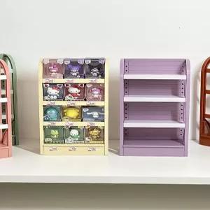 쌀알 피규어 보관함 아크릴장식장 조절식 수납