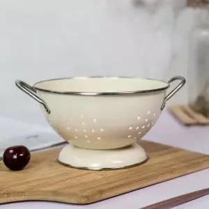 북유럽 빈티지 레트로 범랑 법랑 채반 소쿠리 미니 콜렌더