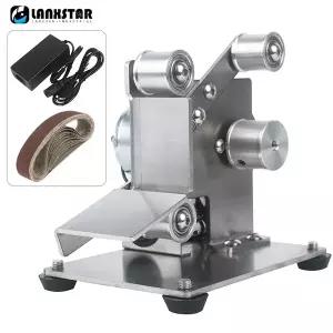 샌딩기 원형 사포 벨트 미니 소형 속도 조절 전기 연마기 커터 에지 샤프너 DC 연마 그라인딩 머신 110V 22