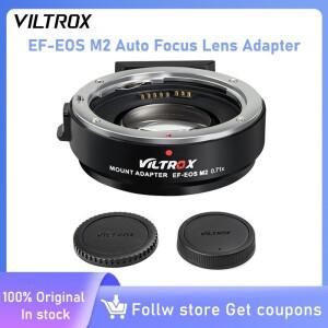 VILTROX EF-EOS M2 자동 초점 렌즈 어댑터 0.71x 리듀서 스피드 부스터 (캐논 마운트 카메라에 장착)