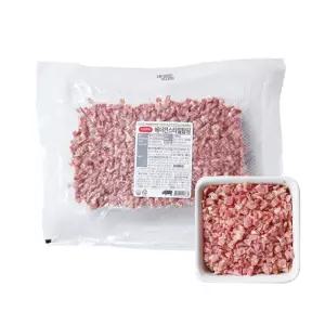 에쓰푸드 베이컨 스타일 탑핑 8mm 1kg 냉동