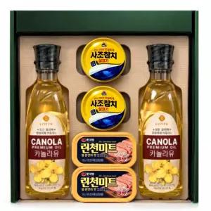 해표 백설 종합6호 설 명절 참치세트 캔햄 통조림 런천미트 1세트