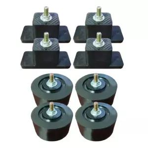 실외기 받침대 발코니 방진고무패드 소음방지 진동완화 실외기다리 발받침