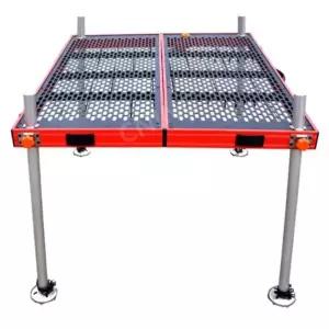 낚시 좌대 민물낚시 받 다리 알루미늄 소형 발판