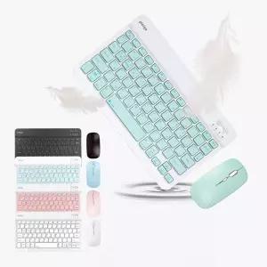 무선 블루투스 키보드 마우스 세트 태블릿 아이패드 휴대용 경량